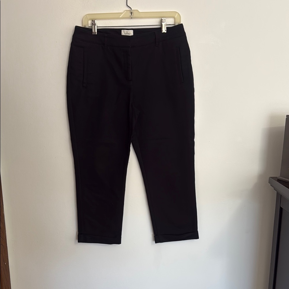 Chico’s So Slimming Black Cropped Pants